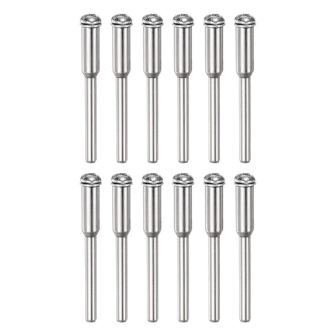 12pcs Cut Off Wheel Screw Mandrel, 3mm Shank Dia Cutting Disc Holder for Rotary Tools