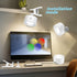 3 360 Dimmable (1 Pack, Adetu LED Wall Mounted Lights, Rechargeable Wall Sconces Lamp, Color Temperatures & Remote