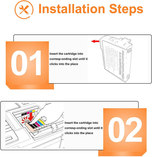 Run Star Remanufactured 200XL Black Ink Cartridge Replacement for Epson 200XL T200XL T200 for Expression Home XP-200