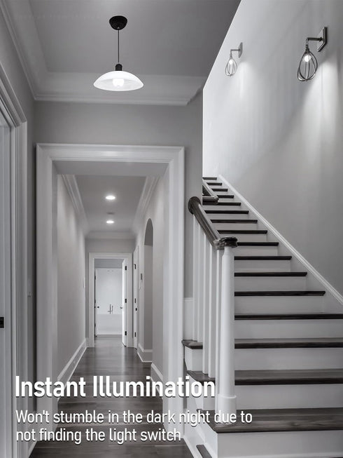 TORCHSTAR LED Motion Sensor Light Bulb, 9W (60W Equivalent), 900LM, E26 Base, A19 Motion Activated for Laundry,