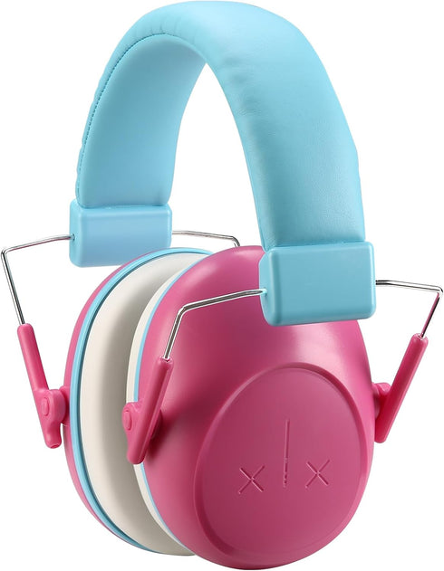 ProCase Kids Noise Cancelling Headphones, Fireworks Hearing Protection, Monster Jam Truck Earmuffs for Autism - Pink