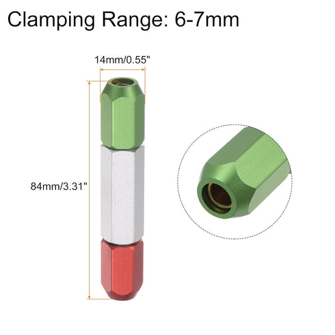 Aluminum Alloy Pin Gage Handle 6-7mm Clamping Range Go No Double End Gauge Handle Industrial Tools for Plug Gage