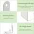 30PCS (1.2x1.2 Alise L Bracket Corner Brace,White Stainless Steel L Brackets for Shelves,Heavy Duty Shelf