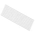 uxcell 10pcs Round Steel Metal Rods, 1mm x 150mm High Speed Steel (HSS) Lathe Bar Stock Tool for DIY Craft, Boring