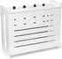 Gadget Garage Wooden WiFi Router Storage Box - Standard Wall Mountable Decorative Modem Shelf