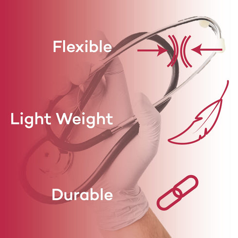 Dealmed General Exam Stethoscope, Professional Economy Dual-Head Medical Stethoscope with 32” Tubing