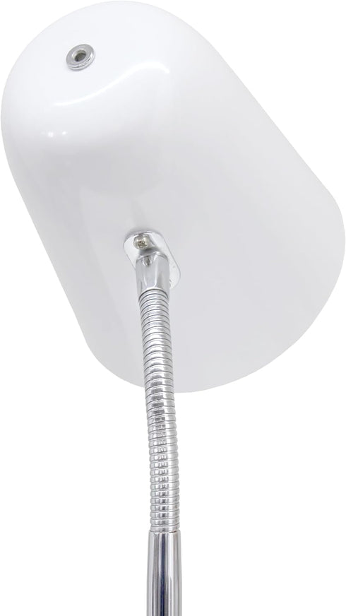 LD1075-OFF 15.28" Simple Designs Sleek Essentials Minimalist Metal Desk Task Lamp, for Office, Desk, Nightstand, Dorm