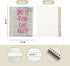 Trendy Positive Affirming Notebook - Do It for The Plot, Retro Newspaper Aesthetic, Spiral Bound