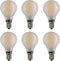 E14 G45 Dimmable LED Globe Filament Bulb, 4W, 40W Equivalent, Warm White 2700K, 6 Pack