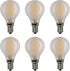 E14 G45 Dimmable LED Globe Filament Bulb, 4W, 40W Equivalent, Warm White 2700K, 6 Pack