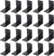 NINGWAAN 20 PCS L Corner Brackets, Stainless Steel Black Joint Right Angle Bracket,