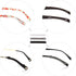 YR Soft Silicone Eyeglasses Temple Tips Sleeve Retainer, 5 Pairs - Anti-Slip Comfort for Glasses, Black