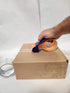 Clear Packing Tape, 2 Inch Wide, 55 Meter Roll with Heavy Duty Packaging Tape for Shipping (6 Pack with Dispenser)