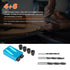 15Pcs Pocket Hole Jig - 15 Degree Dowel Drill Joinery Kit Hole Screw Jig with 6/8/10mm Drive Adapter for Woodworking