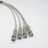 LCR Meter Test Leads - BNC Male Plug Test Lead Kit Set, 4-Wire Kelvin Clip Alligator Electrical for Component Testing