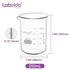 4pcs 250ml Upgraded Thick Glass Beakers, Griffin Low Form Beaker Set with Double Scale