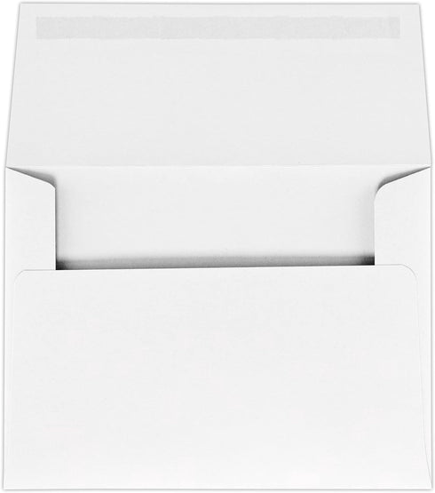 LUXPaper A6 Invitation Envelopes | 4 3/4" x 6 1/2" | Bright White | 50 Qty | 24lb. Text