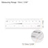 Film Flexible Ruler 4 Inch 0.1mm Scale PET Plastic Covered Folding Straight Ruler Calibration Soft Ruler Measuring Tool for Factory, Transparent