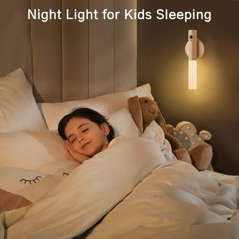 Montford Battery Operated Wall Sconces, Motion Sensor Night Light Magnetic Wall Light Rechargeable Wall Sconce, Peel