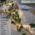 10 200 VOOKRY Strands LEDs Hanging Twinkle Fairy Lights Battery Operated with Remote, Waterproof Waterfall Vine String