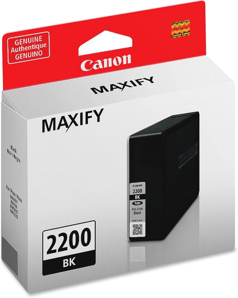 Canon PGI-2200 Pigment Black Ink Tank Compatible with IB4120, MB5420, MB5120, IB4020, MB5020, MB5320