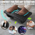 Ergonomic Foot Rest for Under Desk - Rocking Footstool with Roller Massager for Office Chair, Promote Leg Circulation