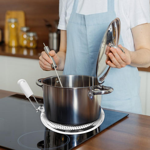 Trenqular Heat Diffuser Plate Stainless Steel Gas and Electric Stove Diffuser Plate Cooktop Heat Diffusers Cooking