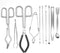 Essential Lab Tools Starter Pack, Crucible Beaker Tongs, Lab Spatula, Test Tube Clamps, Premium Quality