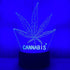 420 Leaf 3D LED Table Lamp, Optical Visual Illusion Night Light for Home Decor