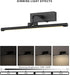 15.94in 3CCT Dimmable Battery Operated Picture Light with Remote and Timer, Wireless Gallery Lights for Picture Black