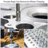 uxcell Metric Machine Tap Left M8 Thread 1.25 Pitch H2, 3 Flutes High Speed Steel