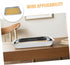 Set 2-Piece Stainless Steel Dissection Tray with Wax for Biology Lab Anatomy Study Specimen Dissecting Pan for Science