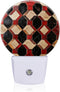 LED Night Lights Lamp with Dusk to Dawn Sensor, Vintage Floor Tiles