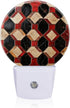 LED Night Lights Lamp with Dusk to Dawn Sensor, Vintage Floor Tiles