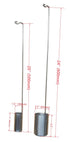 Dipper for Liquid Nitrogen Storage Vessel, Liquid Nitrogen Tank (Ø38mm-L500mm)