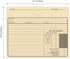 Classic Professional Manila File Folder, 50 Preprinted Job Folders, 10" x 12", Task Cost Tracking, Made in USA