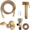 Naroote Handheld Bidet Sprayer for Toilet, Vintage Brass Handheld Bidet Sprayer Spray Bracket