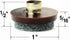 X-Protector Nail On Felt Pads - 48 Heavy Duty Furniture Pads, 1" Chair Felts for Floor Protection, Best for Hardwood