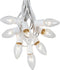 Novelty Lights Clear Hanging Incandescent Christmas String Lights - Retro Traditional C9