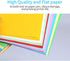 A4 100 70 210 297 mm 8.3 11.7 Inches (10 Color Copy Paper - Sheets - GSM - x or x - Multi Color Media for Printing