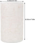 E27 4.72X7.86 Inch ARTIBETTER Small Drum Lampshade Linen Fabric Light Cover Replacement for Table and Floor Lamps
