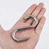 Heavy-Duty 304 Stainless Steel S Hooks - 3.3 Inch Hammock Swing Utility Hooks, Industrial Grade Quality, 4 Packs