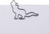 Wolf Shaped Paper Clips, 100 Count, Great for Collectors or Office Gift, Comes in Round Tin with Lid