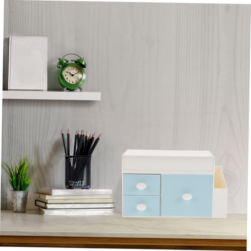KICHOUSE Bedside Drawer Organizer - Versatile Plastic Storage Box for Office & Home