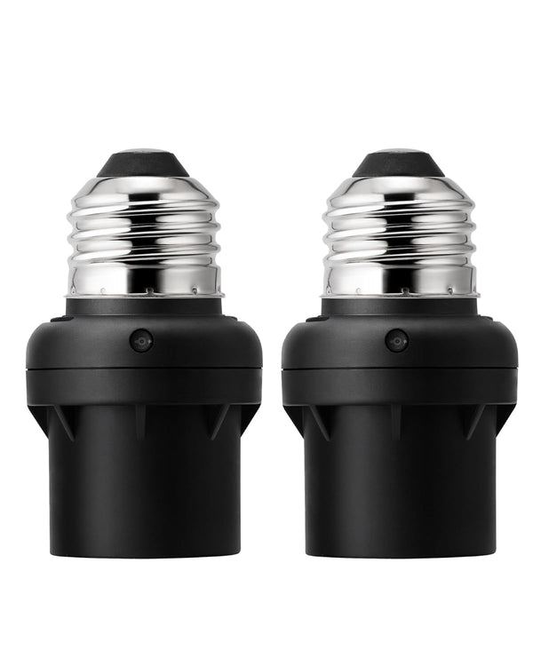 DEWENWILS Light Sensor Socket, E26 E27 Dusk to Dawn Sensor Socket, Light