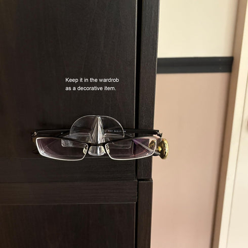 Goping 10 Pack Glasses wall Display Eyeglasses Organizers Wall Mount Glasses Holders Sunglass Holder for Home Glasses