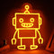 TOPQUALI Robot Neon Signs Robot LED Neon Light Decor for Game Room, Baby