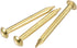 uxcell Small Tiny Hardware Brass Nails, 1.5mmx15mm(DxL) for DIY Wooden Boxes Accessories, 60pcs