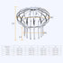 Garosa Roof Floor Drain, Stainless Steel Outdoor Anti Blocking Line Cap, Round Floor Net Cover, Gutter Guard