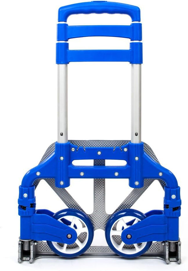 Kcelarec Portable Folding Hand Truck Aluminium Luggage Trolley Cart and Dolly 165 lbs